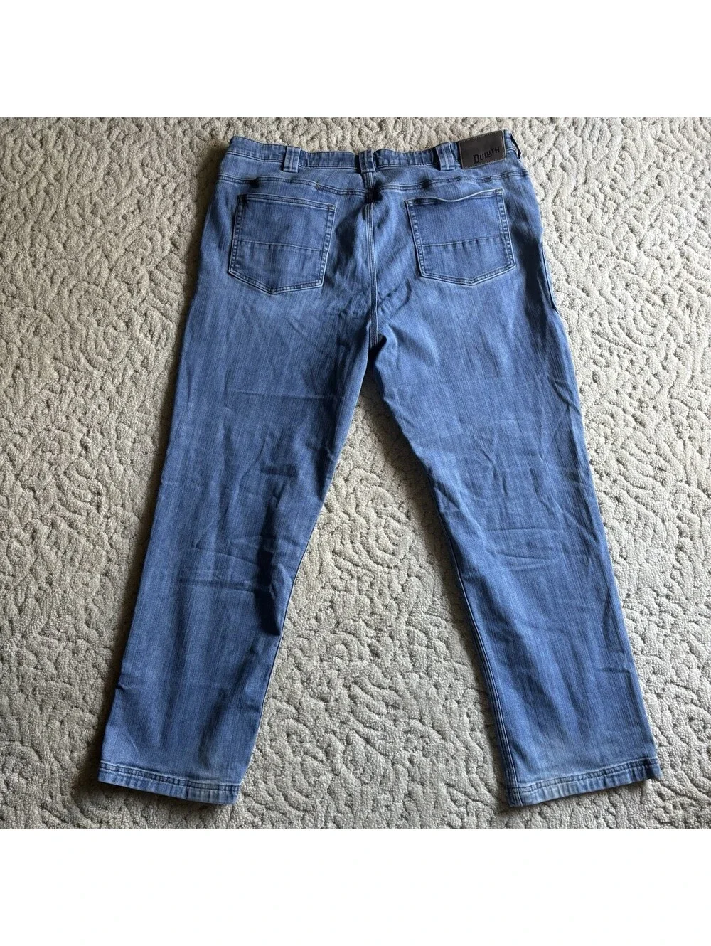 Duluth Trading Ballroom Double Flex Jeans Mens 42x32 Relaxed Standard Fit Denim